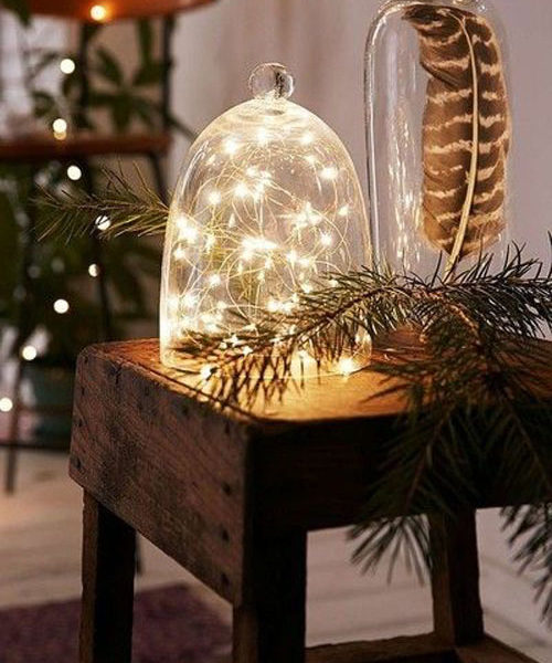 Accenting with Fairy String Lights